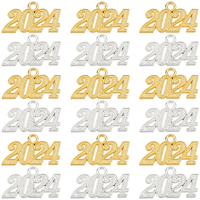 40Pcs 2 Colors  Alloy Charms FIND-SC0007-05-1