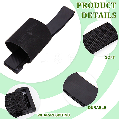 1 Set Fibre Hand Grips for Weightlifting AJEW-GF0005-51-1