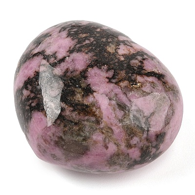 Natural Rhodonite Thumb Massage Stone G-I367-06D-1