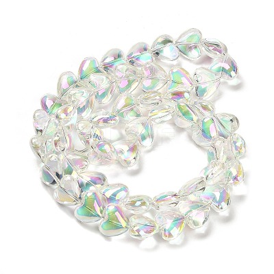Electroplate Glass Beads Strands EGLA-B008-01A-HR01-1