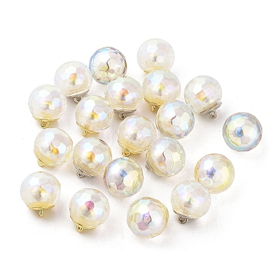 Acrylic and ABS Imitation PearlPendants MACR-C029-13-1