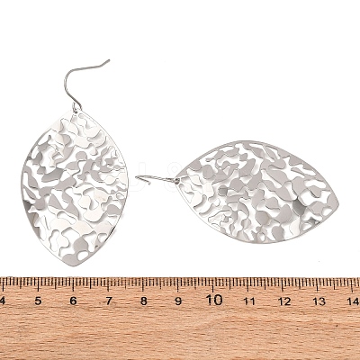 304 Stainless Steel Dangle Earrings EJEW-F393-22P-1