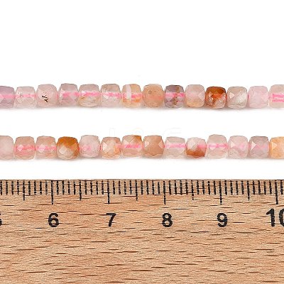 Natural Cherry Blossom Agate Beads Strands G-D103-C02-1