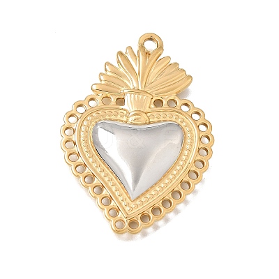 304 Stainless Steel Pendants SA-CBAB767-07GP-1