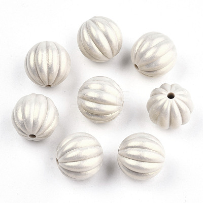 Spray Painted Acrylic Beads X-MACR-T037-04A-1