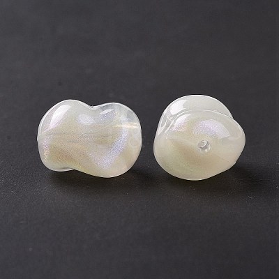 Opaque Acrylic Beads OACR-E015-08H-1