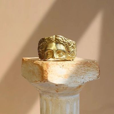 Venus Brass Cuff Rings for Men FS-WGC57DC-01-1