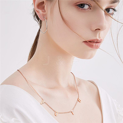 Stainless Steel Pendant Necklaces JN1004B-1