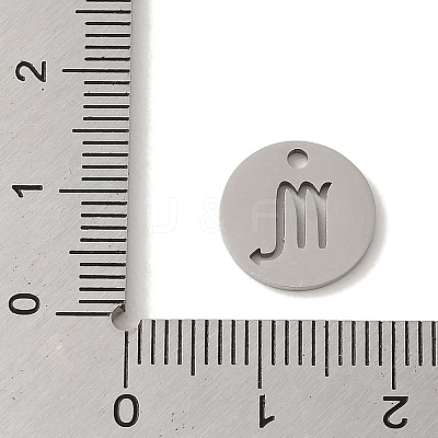 Non-Tarnish 201 Stainless Steel Charms STAS-E217-10P-04-1