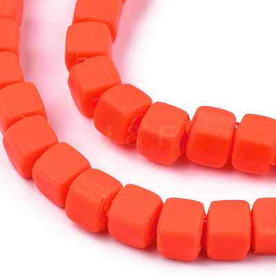 Handmade Polymer Clay Beads Strands CLAY-S092-78I-1
