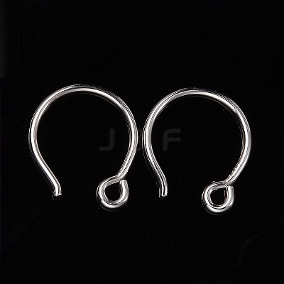 Anti-Tarnish Rhodium Plated 925 Sterling Silver Earring Hooks STER-N0001-028-1