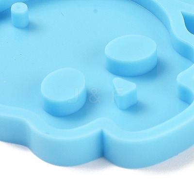 DIY Skull Pendants Silicone Molds X-DIY-D060-23-1