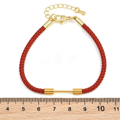 Braided Steel Wire Bracelet Making KK-CBA6056-03H-G-1