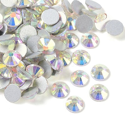 Glass Flat Back Rhinestone RGLA-C002-SS30-101-1