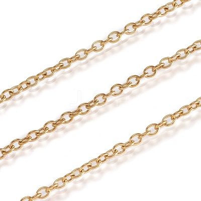 3.28 Feet PVD Vacuum Plating 316 Stainless Steel Cable Chains X-CHS-H020-12G-10M-1