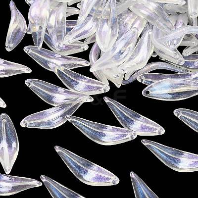 Transparent Acrylic Pendants MACR-K359-29-1