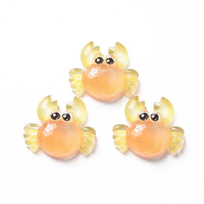 Transparent Epoxy Resin Cabochons CRES-S365-47-1
