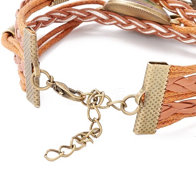 Rainbow Pride Bracelet BJEW-F426-01H-1