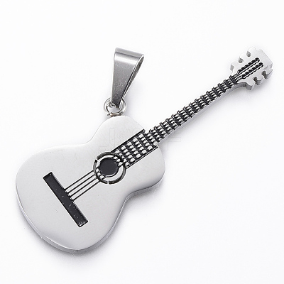 304 Stainless Steel Big Pendants STAS-K151-02P-1