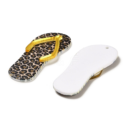 Opaque Resin Pendants OACR-Z002-01-1