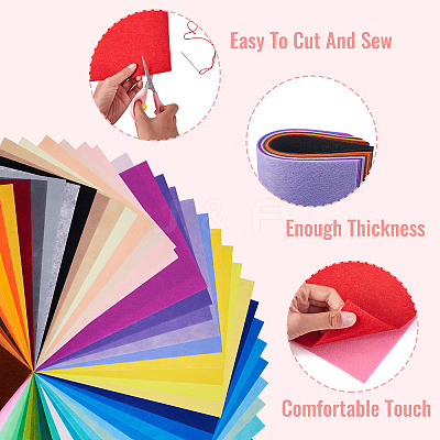 66Pcs Non Woven Fabric DIY-TAC0016-67A-1