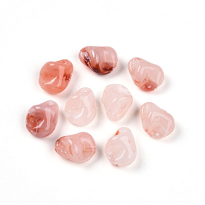 Transparent Acrylic Beads TACR-T028-44A-1