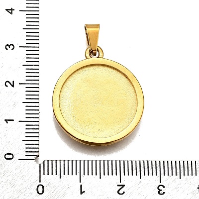 304 Stainless Steel Pendants STAS-B086-09F-G-1