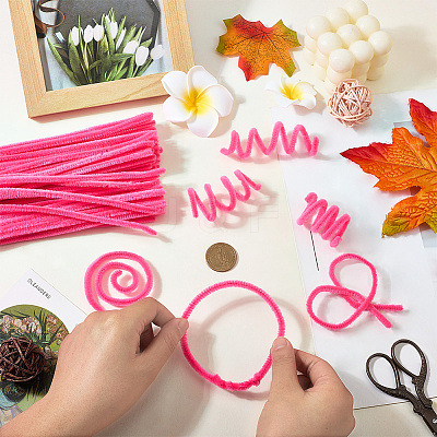 100Pcs DIY Plush Sticks FIND-SP0004-72D-1