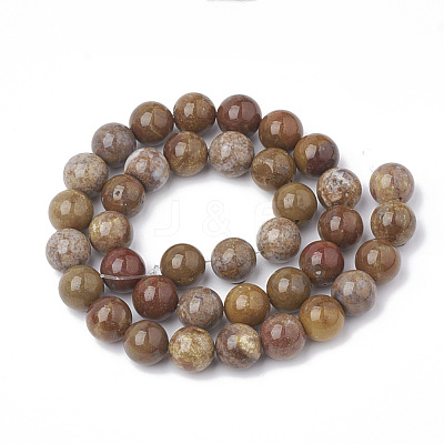 Natural Jade Beads Strands G-S281-54-4mm-1