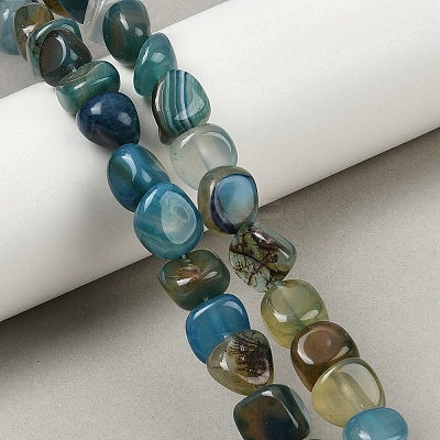 Natural Agate Beads Strands G-L630-F01-01F-1