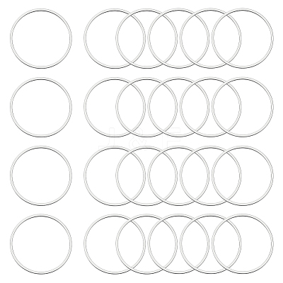 50Pcs 304 Stainless Steel Linking Ring FIND-UN0003-62-1