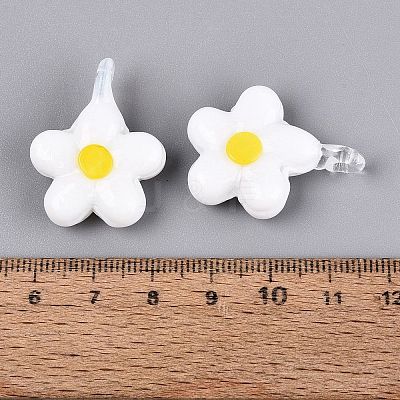 Handmade Lampwork Pendants LAMP-Q039-21A-1