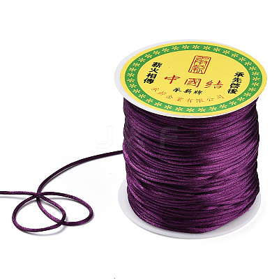 Nylon Satin Rattail Cords NWIR-R025-1.0mm-1904-1