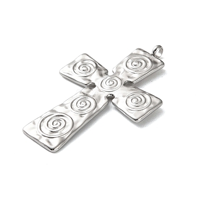 304 Stainless Steel Pendants STAS-R164-02P-1