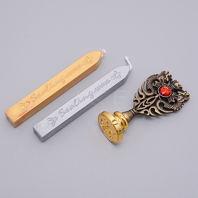 Wax Seal Envelope Gift Seal AJEW-WH0155-51A-1