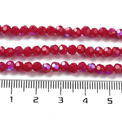 Opaque Glass Beads Strands EGLA-A035-P4mm-L16-1