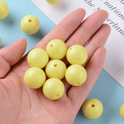 Opaque Acrylic Beads MACR-S370-C20mm-A10-1