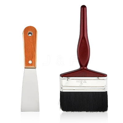 2 Pcs 2 Styles Bristle Paint Brush TOOL-NB0001-72-1
