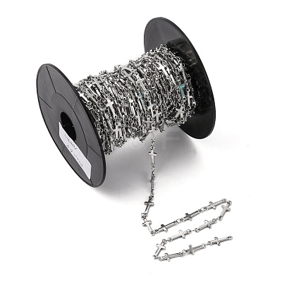 Tarnish Resistant 304 Stainless Steel Link Chains CHS-K001-68-1