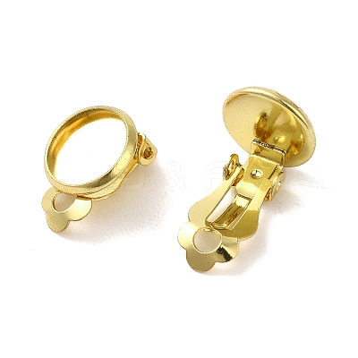 316 Stainless Steel Clip-on Earring Findings STAS-I187-02E-G-1