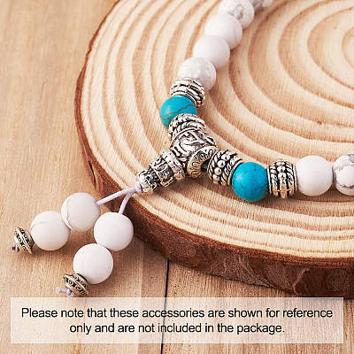 Tibetan Style Alloy Guru Bead Sets PALLOY-TAC0009-14AS-1