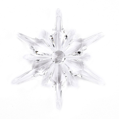 Transparent Acrylic Connector Charms TACR-T028-05A-1