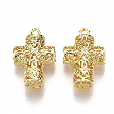 Brass Pendants KK-T038-54G-1