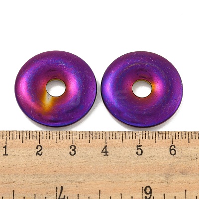Electroplated Synthetic Non-Magnetic Hematite Pendants G-C136-04F-1
