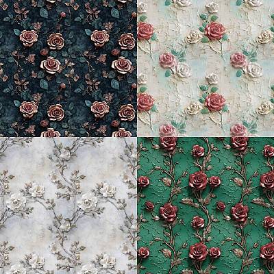 Scrapbook Paper Pads LS-DIY-H177-02J-1