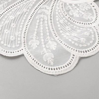Polyester Embroidery Lady's Collars AJEW-A070-01-1