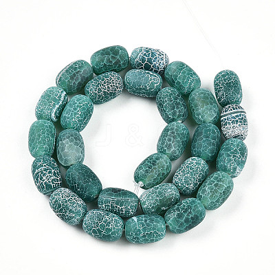 Natural Weathered Agate Beads Strands G-N344-42C-1