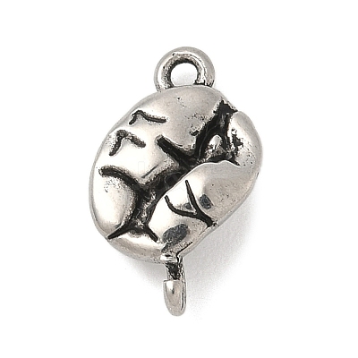 304 Stainless Steel Internal Organs Connector Charms STAS-S183-14AS-1