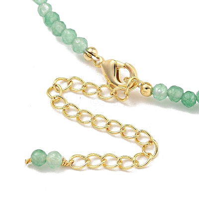 Natural Pearl & Natural Gemstone Beaded Necklaces NJEW-M214-08G-1