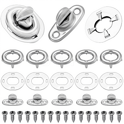 12 Sets Iron Purse Twist Locks DIY-CP0013-76-1